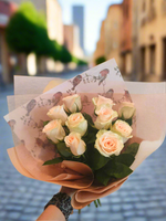 Load image into Gallery viewer, Peach Rose Bouquet