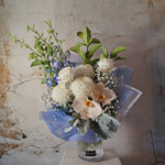 Load image into Gallery viewer, "Prestige" flower arrangement in vase