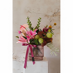 Load image into Gallery viewer, "Tropical Island" flower arrangement in vase