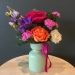Load image into Gallery viewer, Pre-order for tomorrow "Bright Garden" - Flower posy in vase