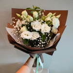 Load image into Gallery viewer, White Lisianthus flower bouquet