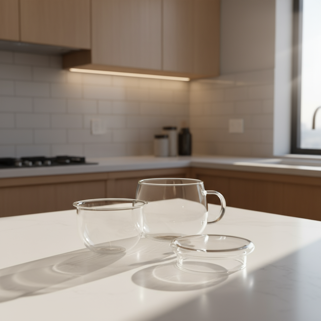 Glass infuser cup