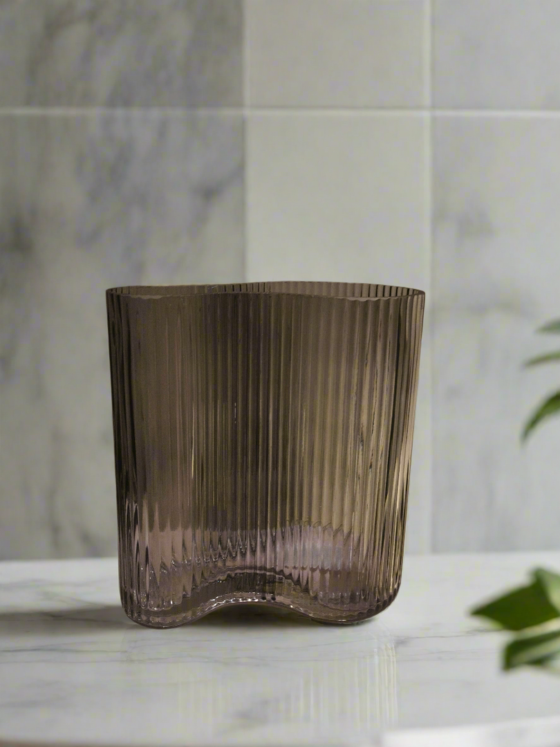 Ripple curve vase Small