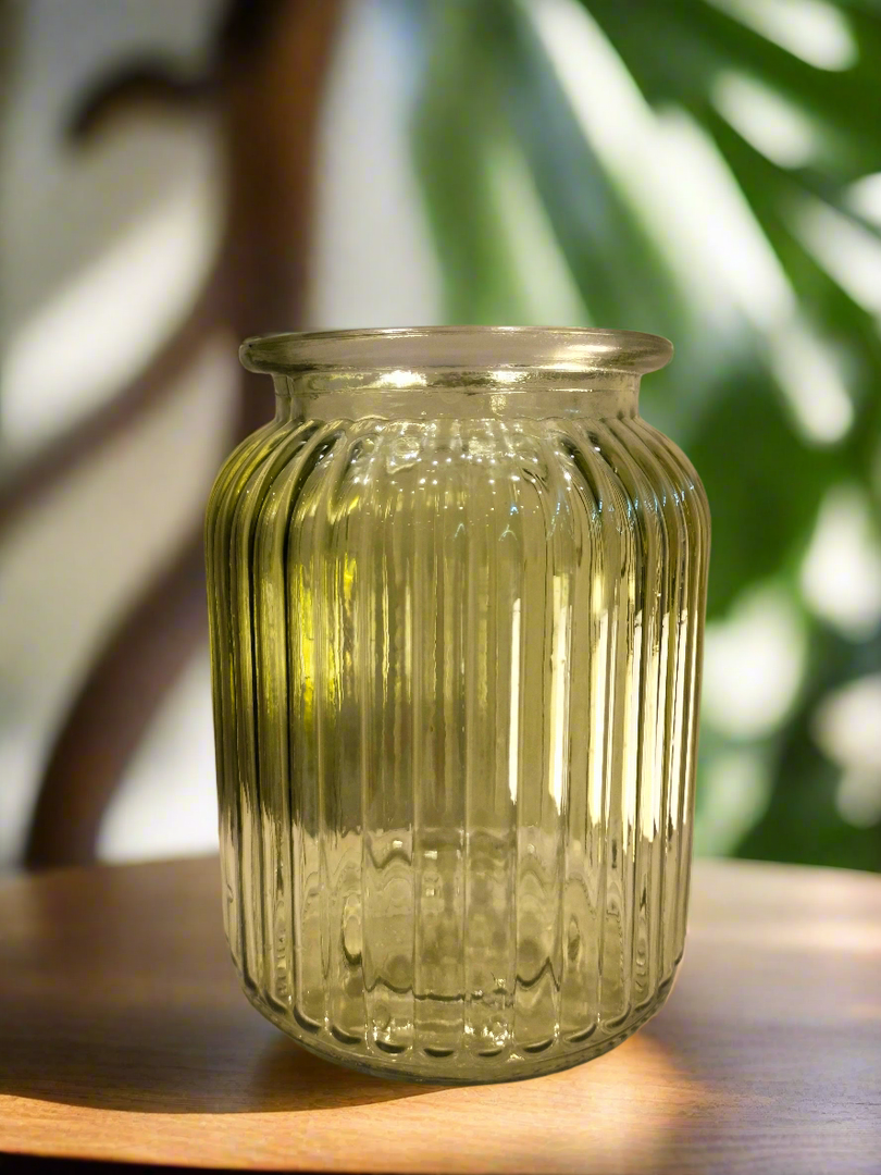 Hurricane posy vase Green