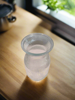 Load image into Gallery viewer, Ripple Posy clear glass vase
