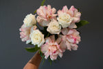 Load image into Gallery viewer, "Pure Admiration" Fresh rose blooms bouquet