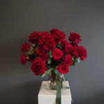 Load image into Gallery viewer, "St.Valentine"  24 Red roses in a vase