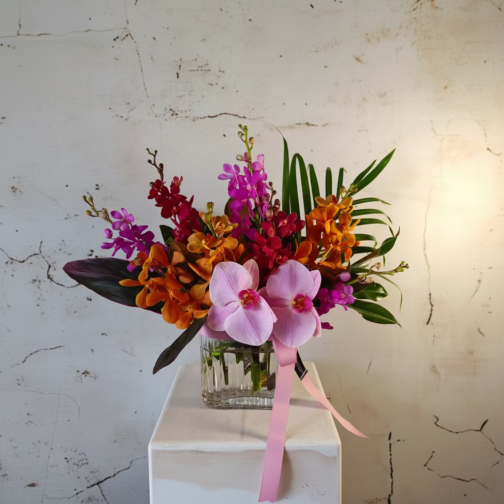 Tropicana - tropical flowers in vase