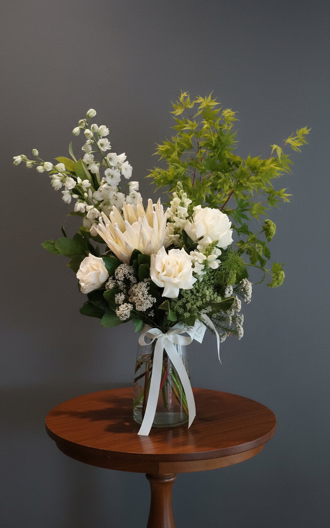 "The White King" in vase