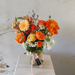 Load image into Gallery viewer, Amber - flower posy in vase