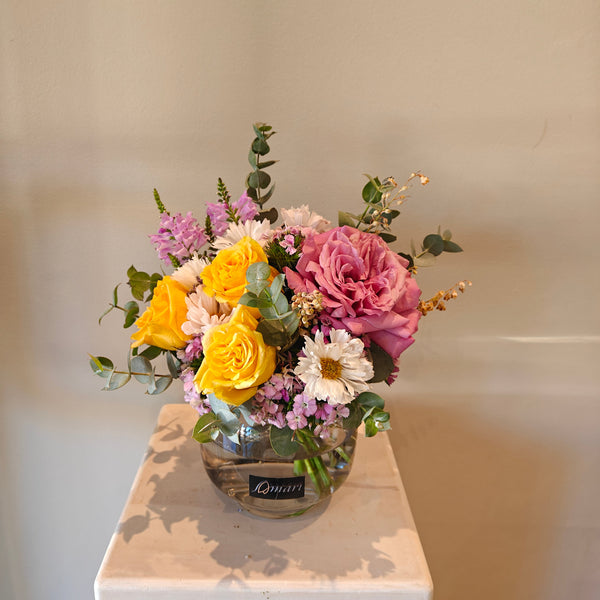 Flower posy in vase