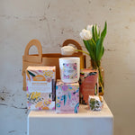 Load image into Gallery viewer, "Forever and ever" Hamper in felt basket with flower posy