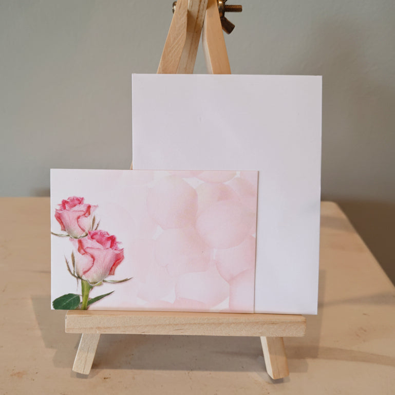 Roses Complimentary card
