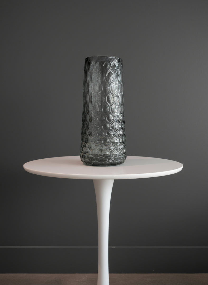 Dimple Glass vase Tall