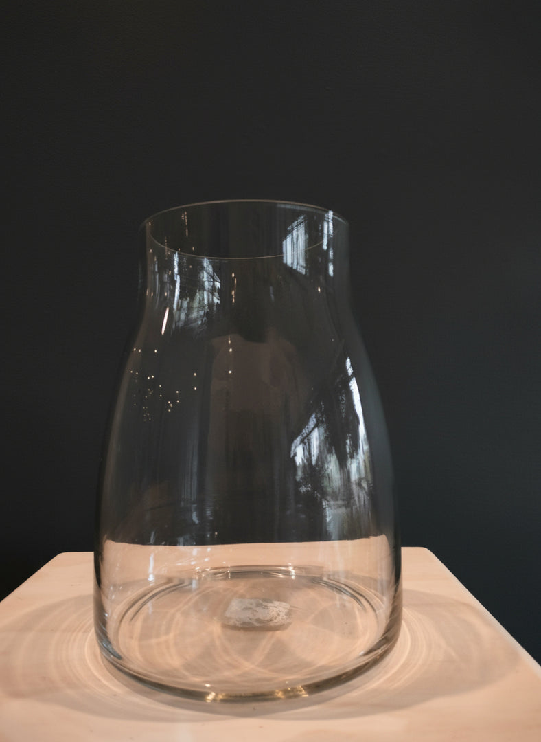 Physic glass vase large