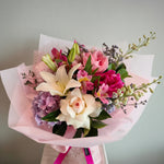 Load image into Gallery viewer, Trust the Florist - Pretty seasonal flowers in pink and purple tones