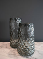 Load image into Gallery viewer, Dimple Glass vase Wide
