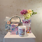 Load image into Gallery viewer, "My Sweet Mum" Floral Hamper in blue basket