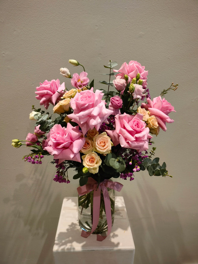 Pink Perfection in vase