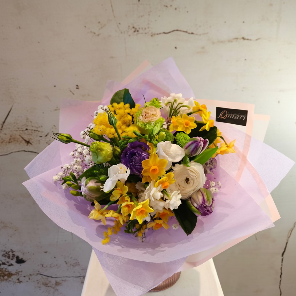 Happiness - bouquet in vase