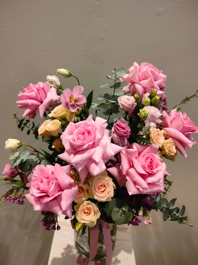 Pink Perfection in vase