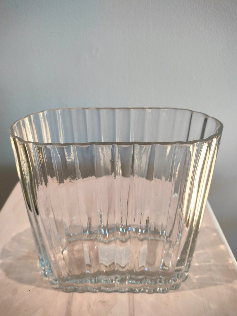 Ripple Oval Vase