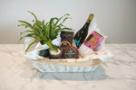 Load image into Gallery viewer, Lux Food Basket with plant and scented candle