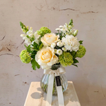 Load image into Gallery viewer, Small posy with matching background and pedestal